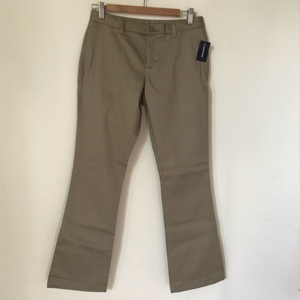 Lands’ End Girls Khaki Pants 13/14 Years